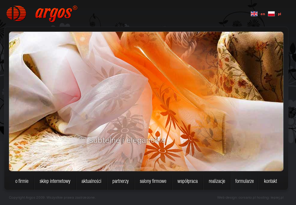 argos, Producent, Importer Firan i Tkanin Dekoracyjnych