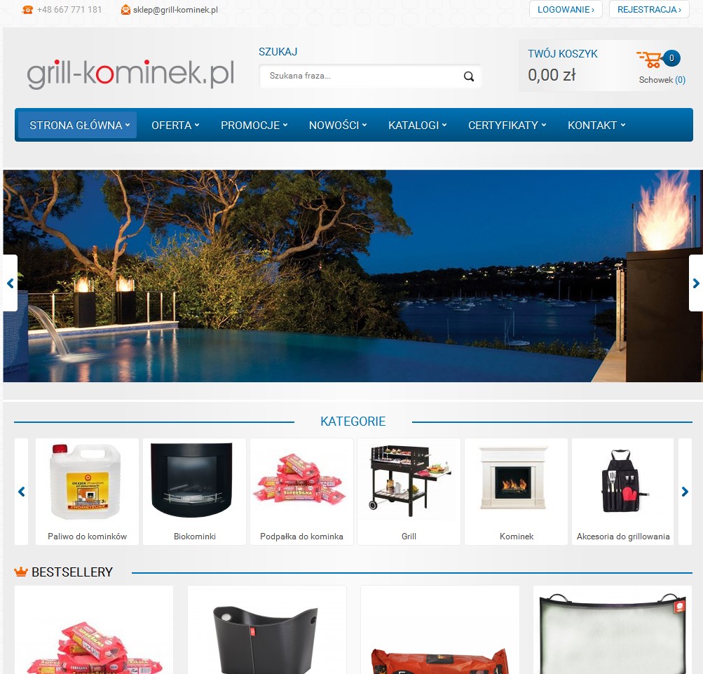Grill-Kominek sklep internetowy