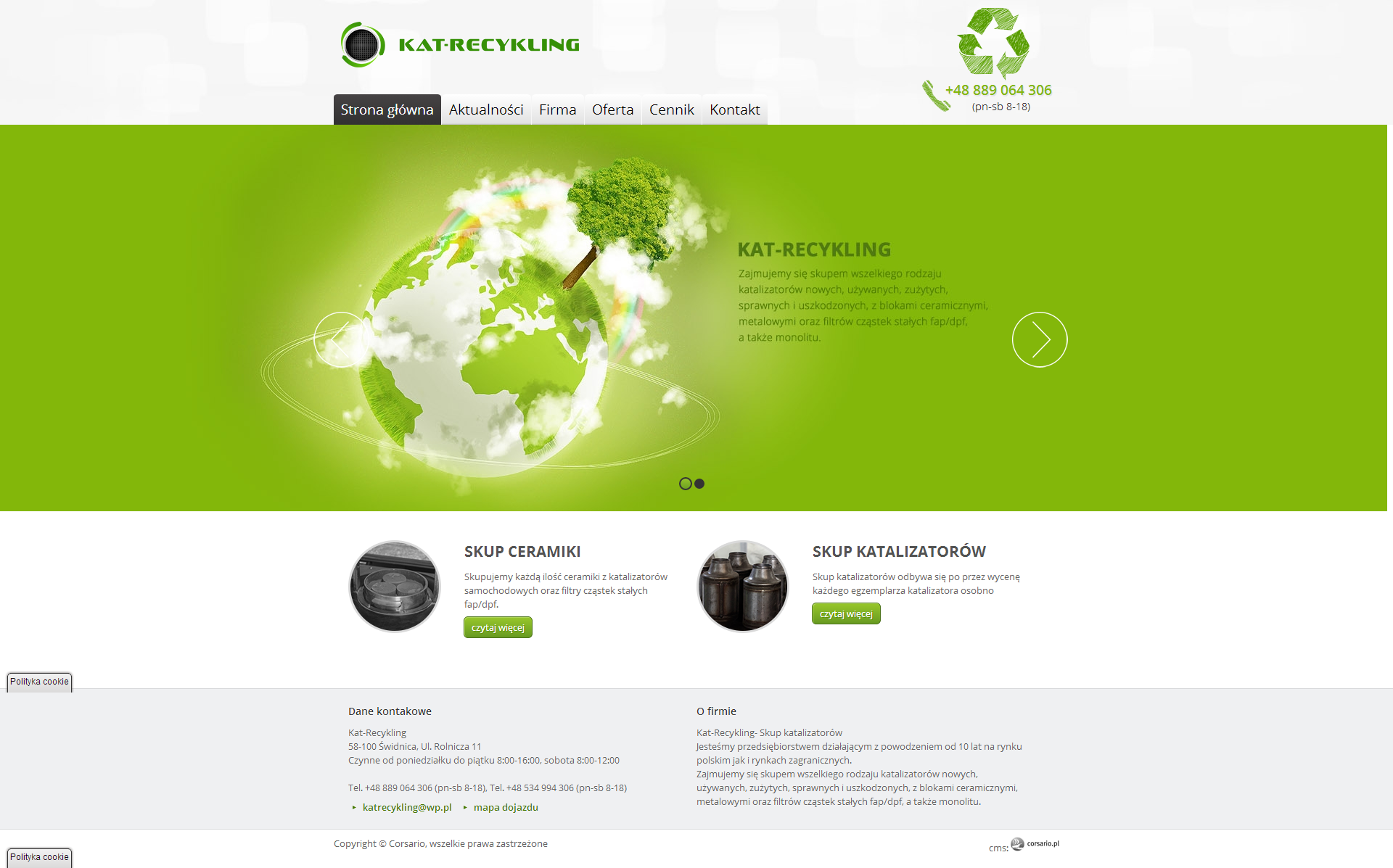 Kat-Recykling str z szablonu