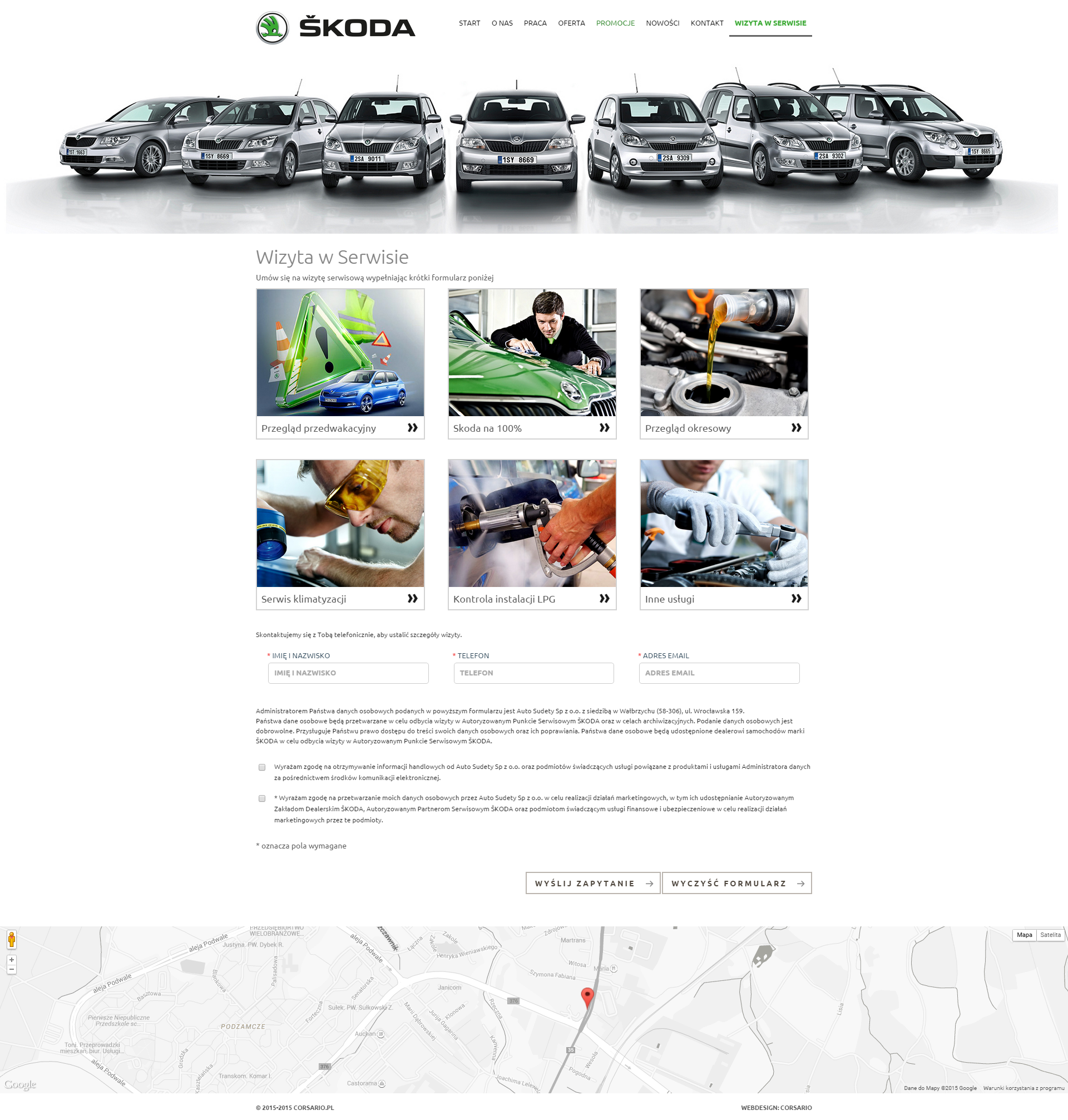 Auto Sudety