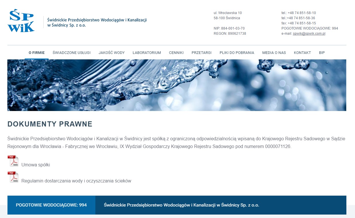 Świdnickie Wodociągi